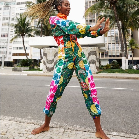 Farm Rio Smiley Jumpsuit - Picture 8 of 8